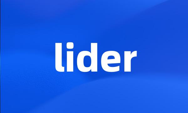 lider