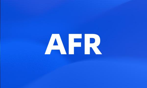 AFR