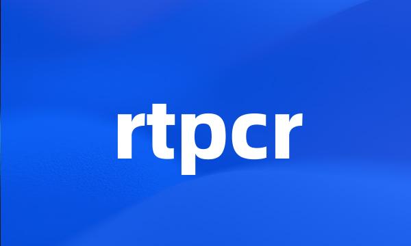 rtpcr