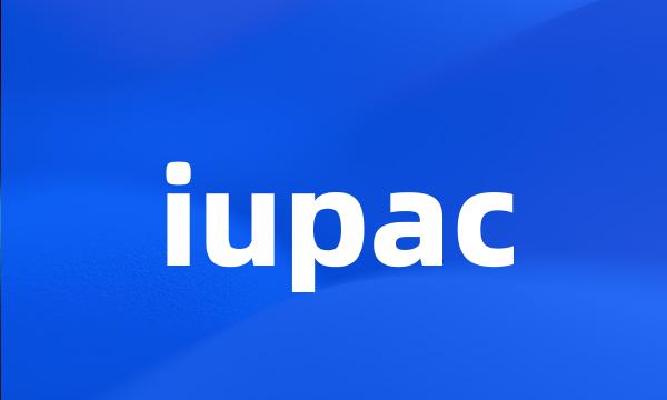 iupac