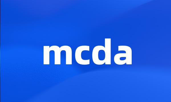 mcda