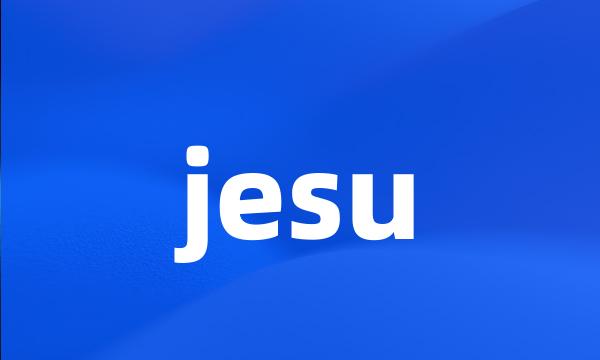 jesu