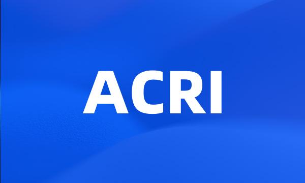 ACRI