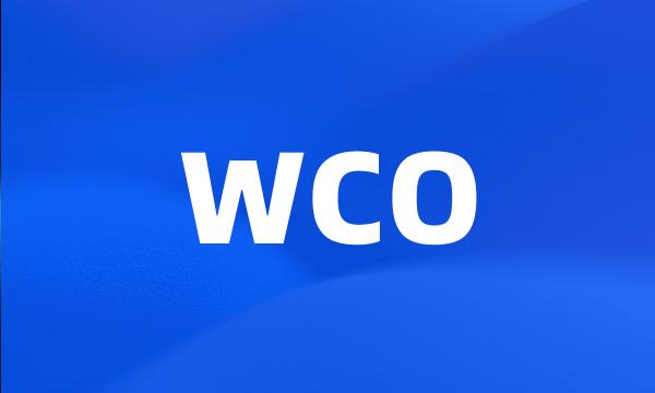 WCO