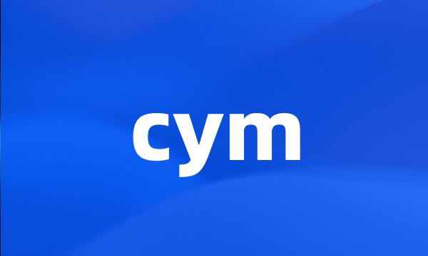 cym