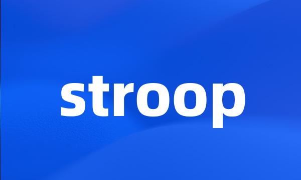 stroop