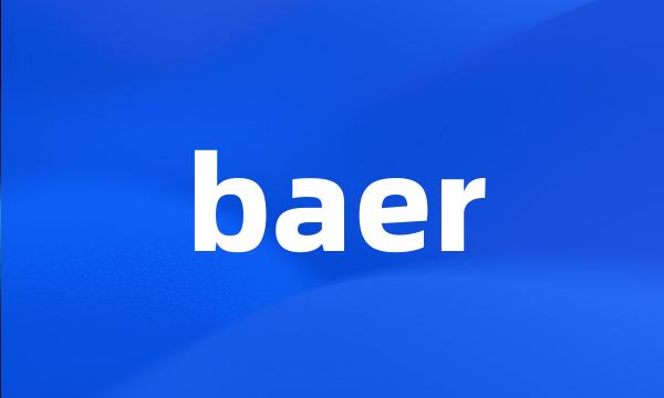 baer