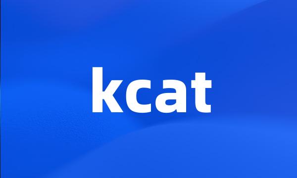 kcat