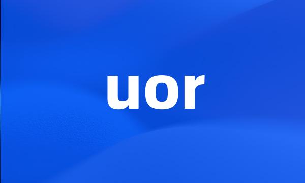 uor