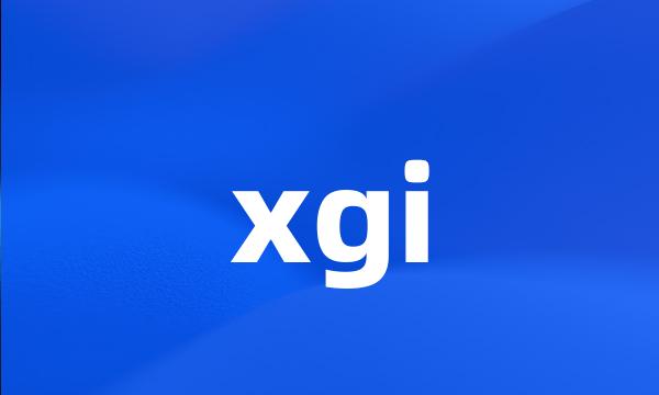 xgi