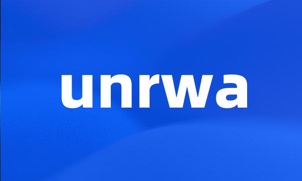 unrwa