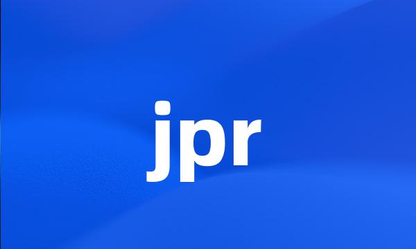 jpr