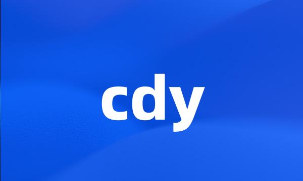 cdy