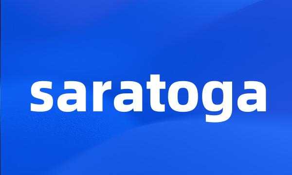 saratoga