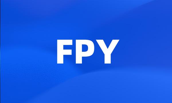 FPY