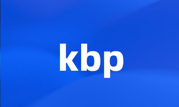 kbp