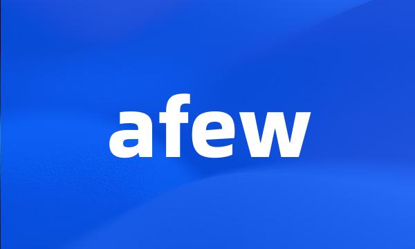 afew