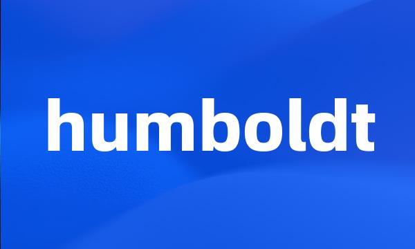 humboldt