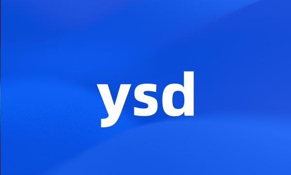 ysd