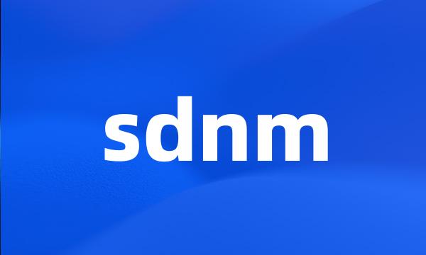 sdnm