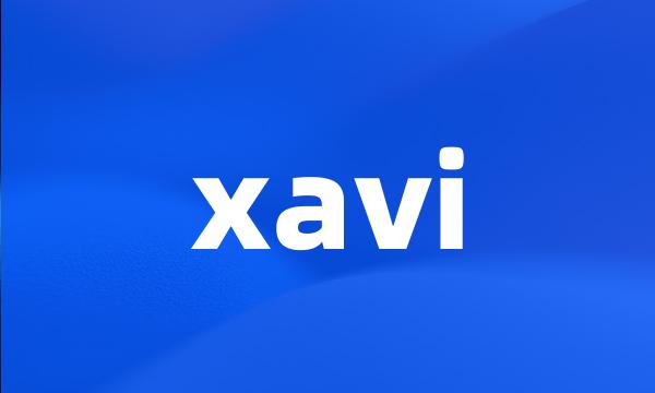 xavi