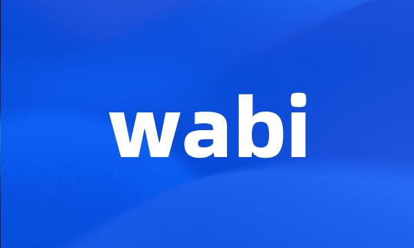 wabi