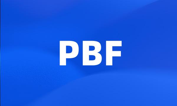 PBF