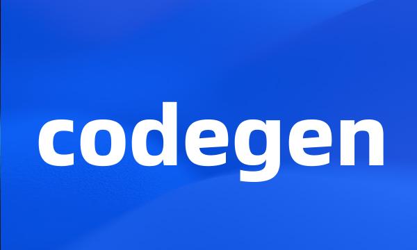 codegen