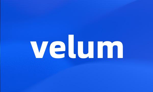 velum