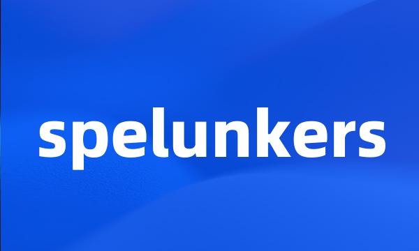 spelunkers