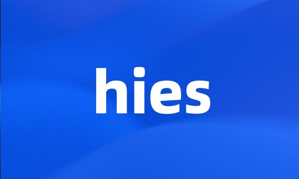 hies