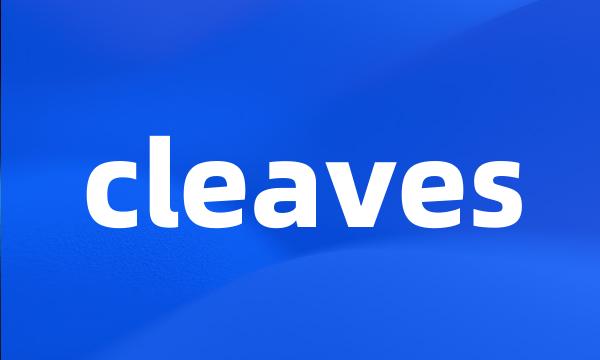 cleaves