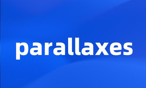 parallaxes