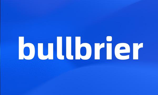 bullbrier