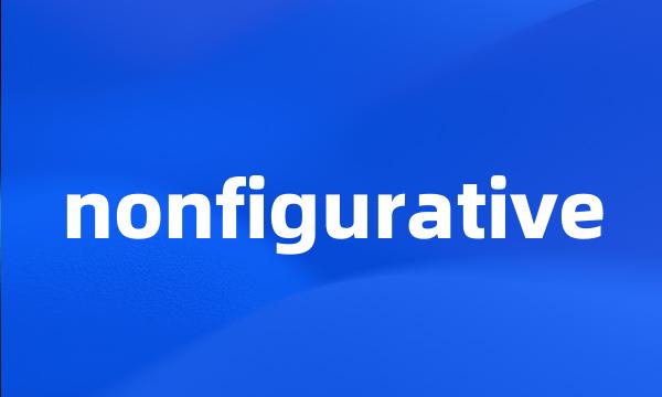 nonfigurative