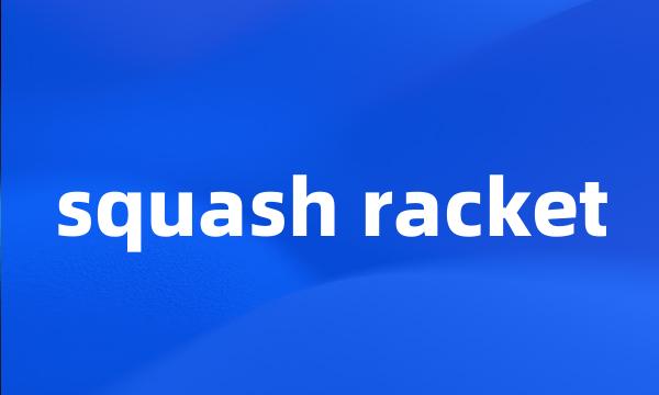 squash racket