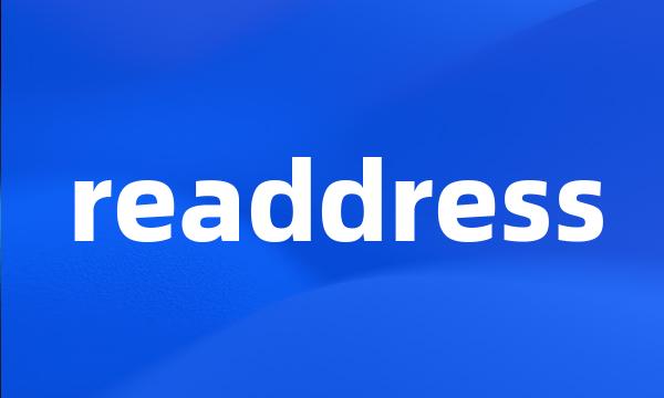 readdress