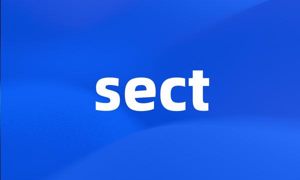 sect