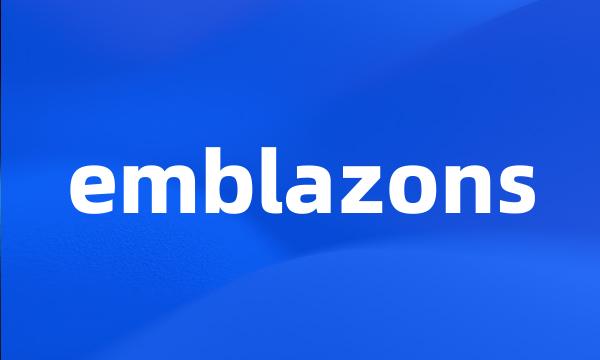 emblazons