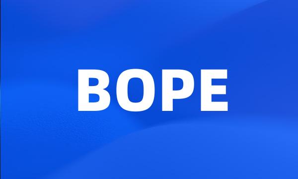 BOPE