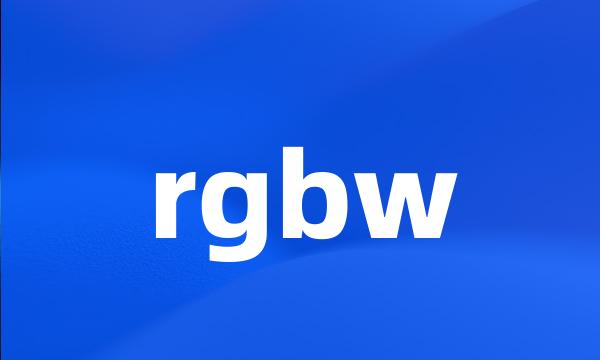 rgbw