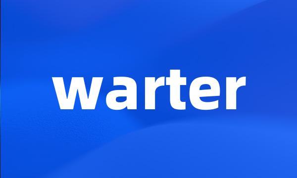 warter