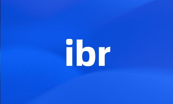 ibr