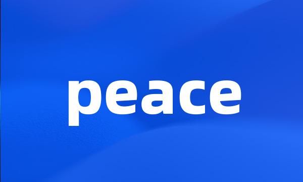 peace