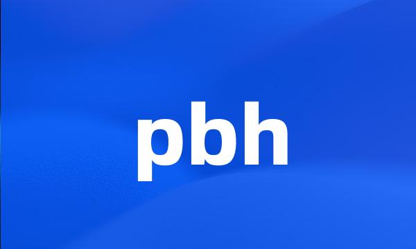 pbh