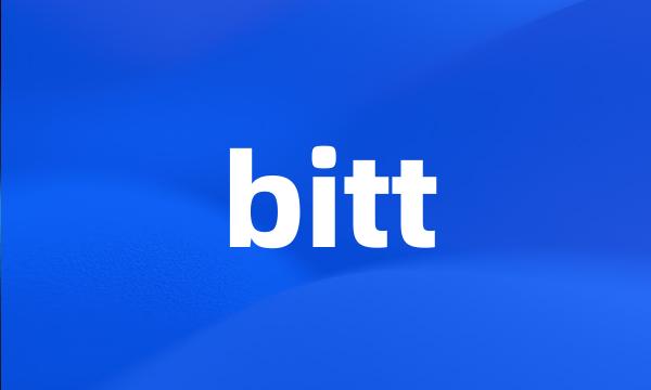 bitt