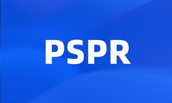 PSPR