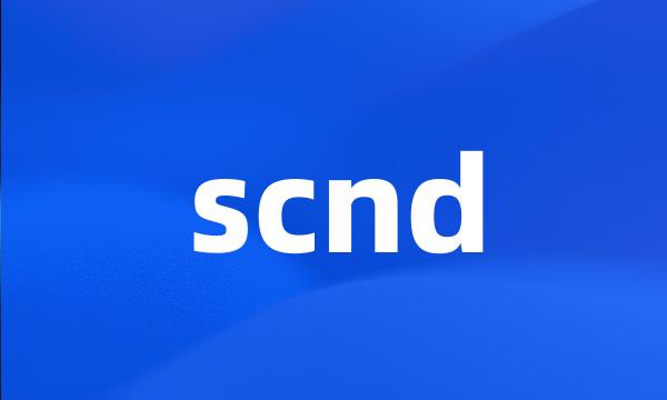 scnd