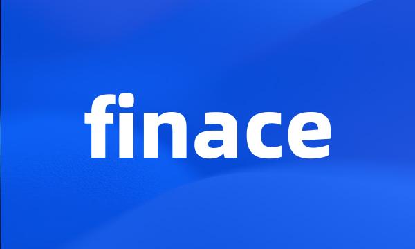 finace