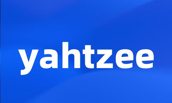 yahtzee